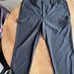 Eddie Bauer Women’s Stretch Ripstop Crop Pant Sz 12 Black Outdoor Hiking Camping